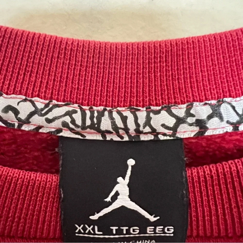 Air Jordan Michal Jordan 23 Red Crewneck Sweatshirt XXL Jumpman Logo Pullover